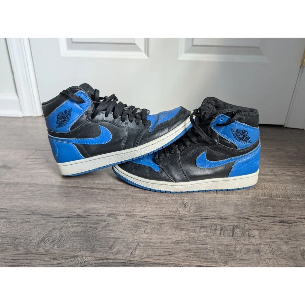 Nike Air Jordan 1 Retro High OG 'Royal' 2017 Blue Black Size 10 555088-007